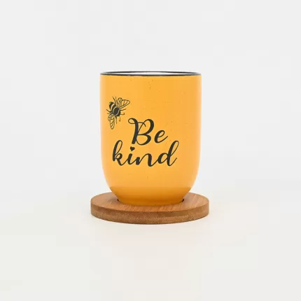 Bee Quote Mug-yellow