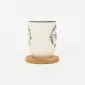 Bee Wreath Mug-white