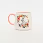 Floral Wreath Bunny Mug-1