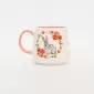 Floral Wreath Bunny Mug-3