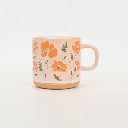 Floral Dream Mug-vitality green