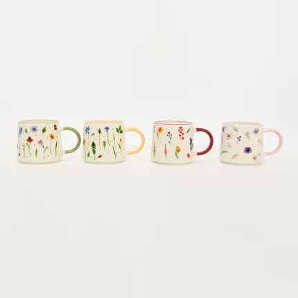 Floral Dream Mug-fresh pink