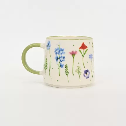 Verdure and Bloom Mug-green