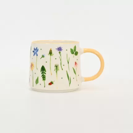 Verdure and Bloom Mug-yellow