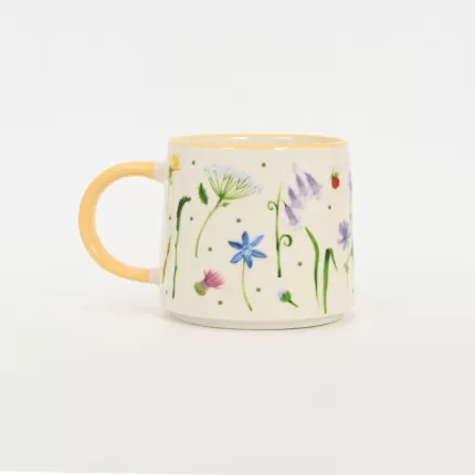 Verdure and Bloom Mug-yellow