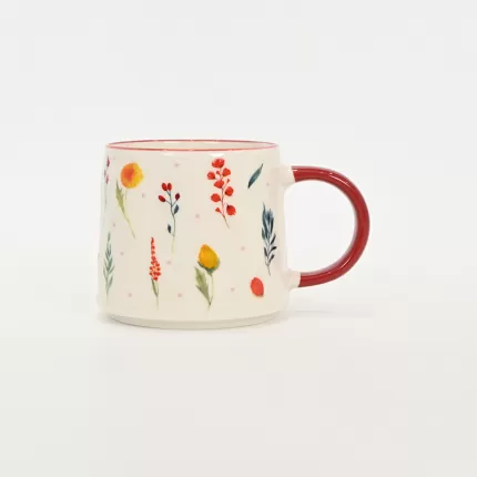 Floral Dream Mug-fresh pink