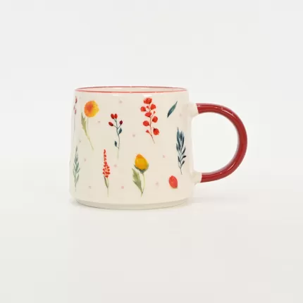 Floral Dream Mug-fresh pink