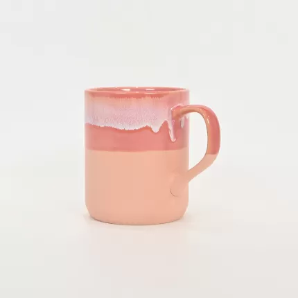 Beach Stroll Mug-pink