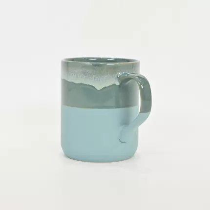 Beach Stroll Mug-daylight blue