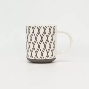 Diamond Grid Geometric Mug