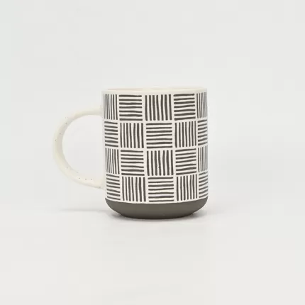Line Pattern Geometric Mug