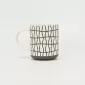 Curved Fence Geometric Mug