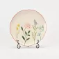 Delicate Floral Crackle Plate