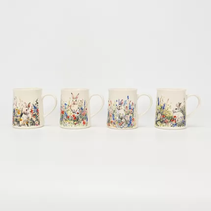 Floral Dream Bunny Mug-3