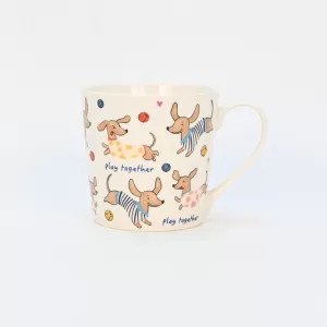 Floral Wreath Bunny Mug