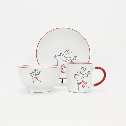 Reindeer Cake Mug