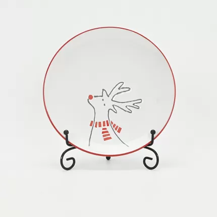 Reindeer Cake Plate