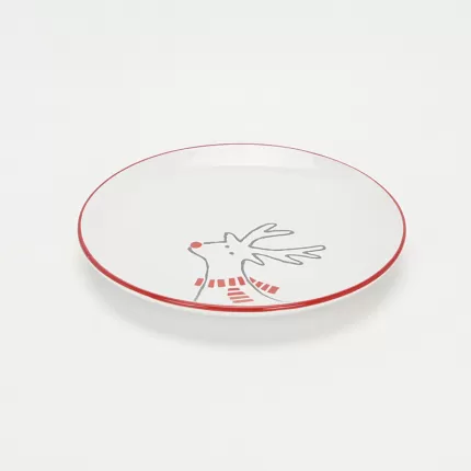 Reindeer Cake Plate