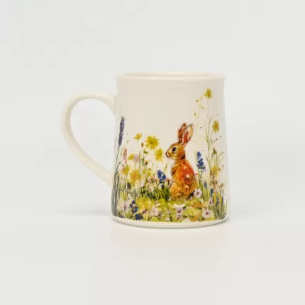 Soft Glow Blossom Bunny Mug-3
