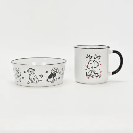 Puppy Flower Bowl