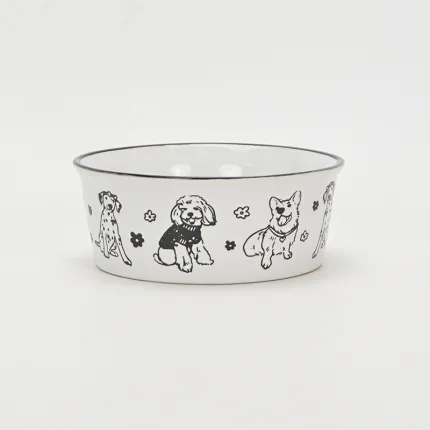 Puppy Flower Bowl