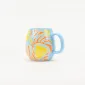 Artistic Abstract Floral Mug-2