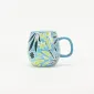 Artistic Abstract Floral Mug-3