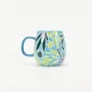 Artistic Abstract Floral Mug-3
