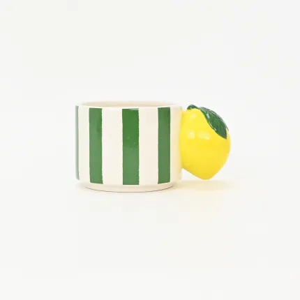 Lemon Stripe Mug