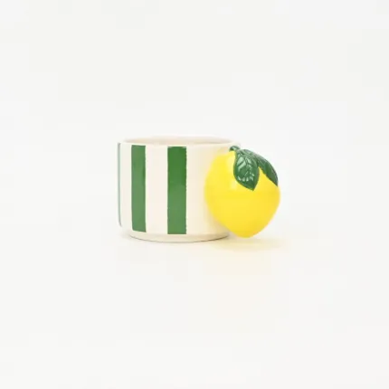 Lemon Stripe Mug