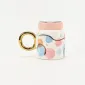 Color Ink Flow Mug with Lid-1