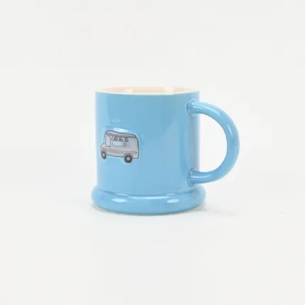 Cartoon Bus Mug-blue