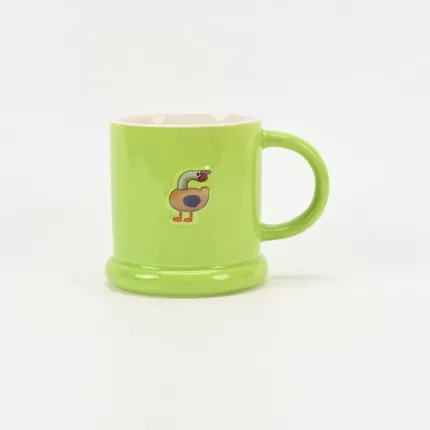 Cartoon Little Goose Mug–green