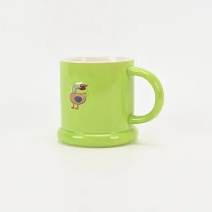 Cartoon Little Goose Mug–green
