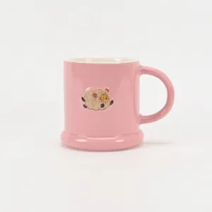 Cartoon Little Lamb Mug&ndash;pink