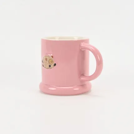 Cartoon Little Lamb Mug–pink