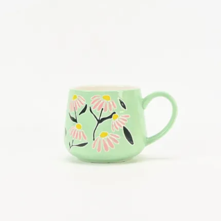 Daisy Mug–green