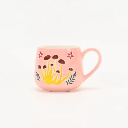 Fungi Flower Mug–pink