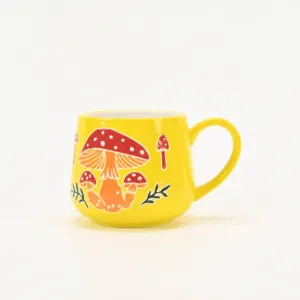 Mushroom Mug&ndash;yellow