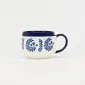 Blue Floral Serenade Mug-1