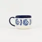 Blue Floral Serenade Mug-1