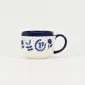 Blue Floral Serenade Mug-2