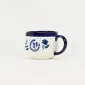 Blue Floral Serenade Mug-2