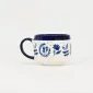 Blue Floral Serenade Mug-2