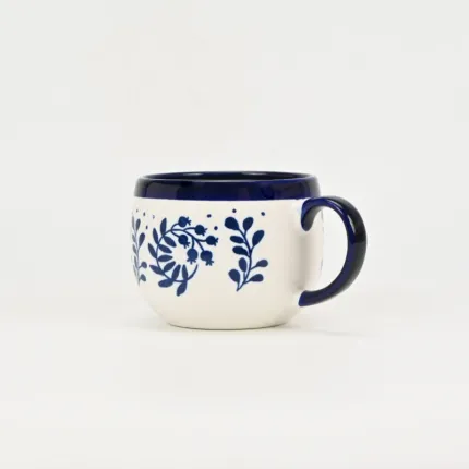 Blue Floral Serenade Mug-4