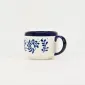 Blue Floral Serenade Mug-4