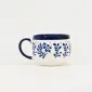 Blue Floral Serenade Mug-4