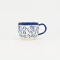Blue Floral Charm Mug-1