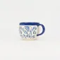 Blue Floral Charm Mug-1