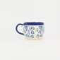 Blue Floral Charm Mug-1